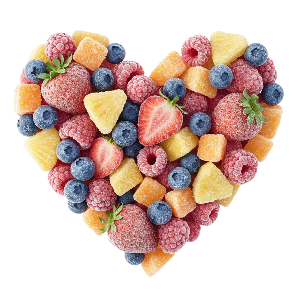 Adobe Express heart fruit